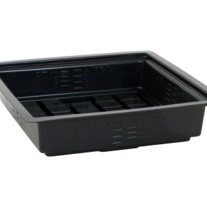 Black Flood Table/Tray, 2'x2'