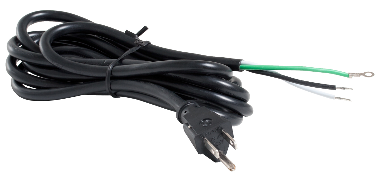16/3 120V Heavy Duty Power Cord 8′ UL 16/3 120V Heavy Duty Power Cord 8' UL