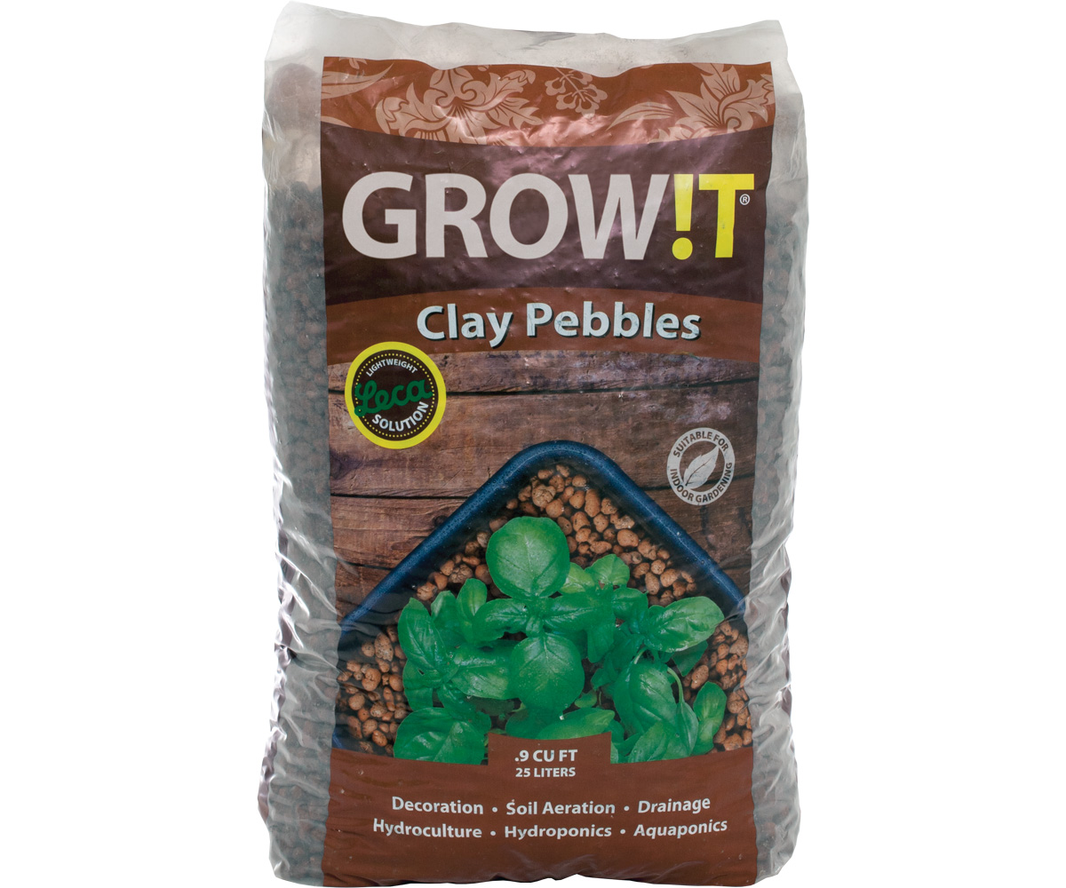 GROW!T Clay Pebbles, 25 L GROW!T Clay Pebbles, 25 L