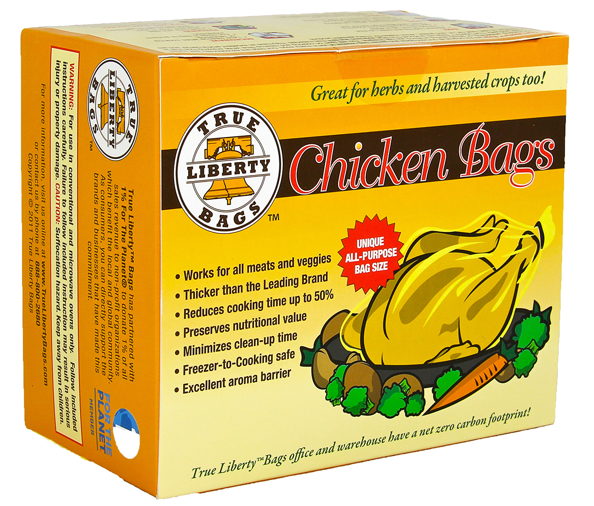 True Liberty Chicken Bags (100/pk) True Liberty Chicken Bags (100/pk)