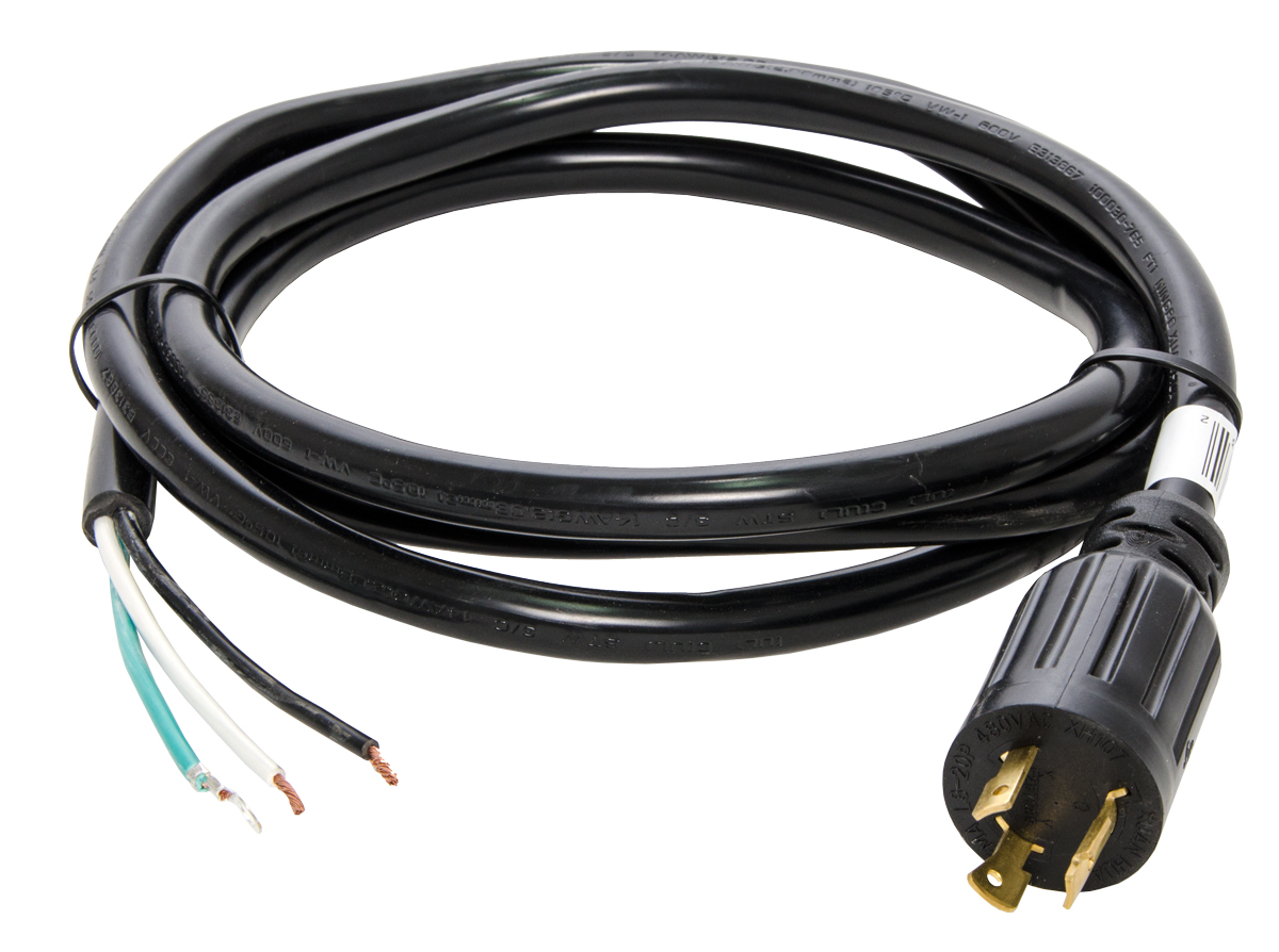 Power Supply Cord, 8ft, 480v, AWG 14/3 Power Supply Cord, 8ft, 480v, AWG 14/3