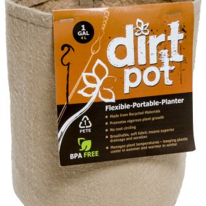 Dirt Pot Tan 1 Gallon (25/pk) (250/cs)