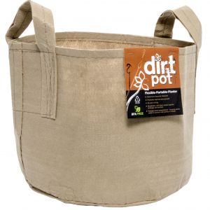 Dirt Pot Tan 65 Gal w/Handle (10/pk) (20/cs)