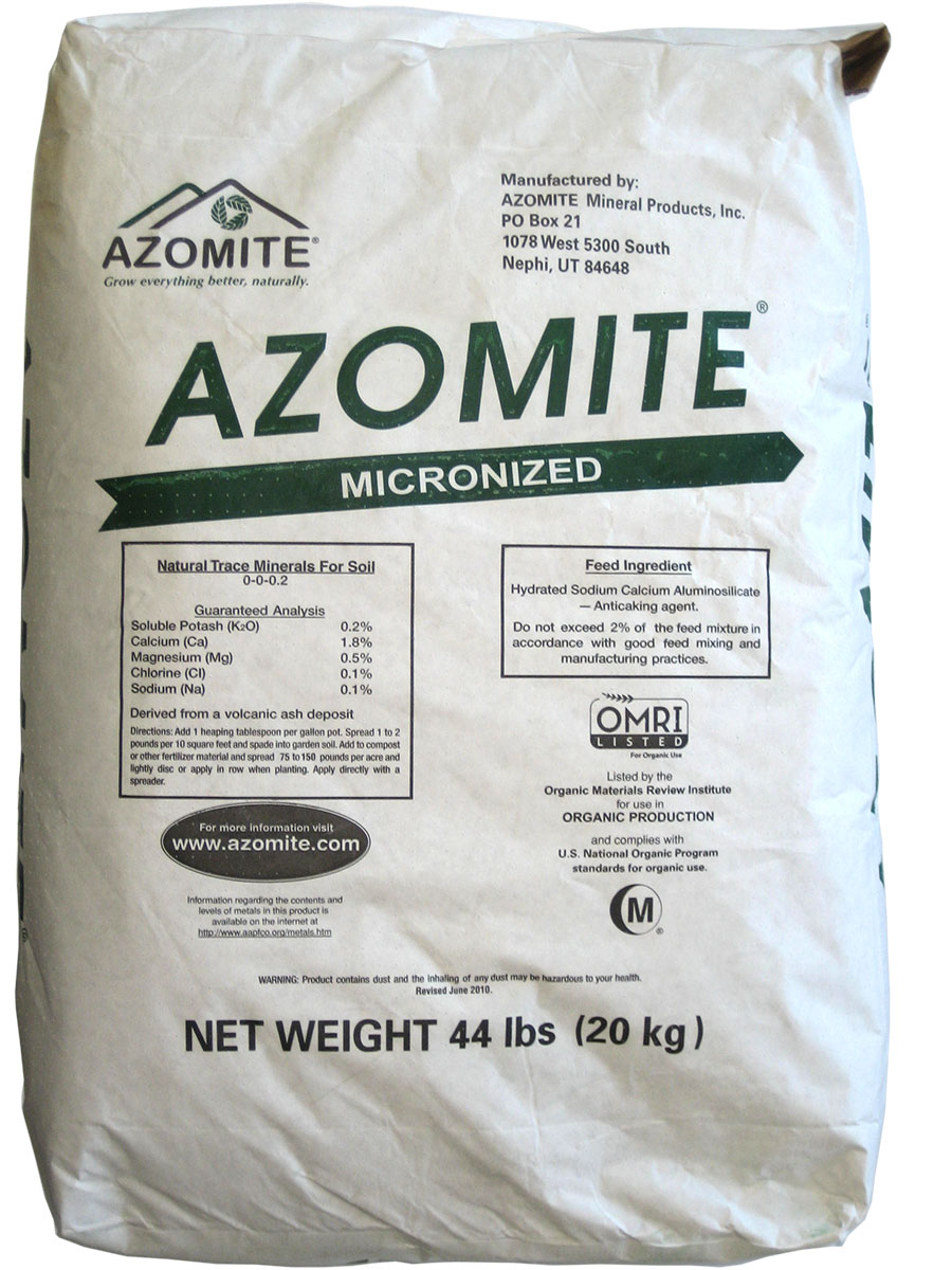 Azomite Micronized Natural Trace Minerals, 44 lbs Azomite Micronized Natural Trace Minerals, 44 lbs