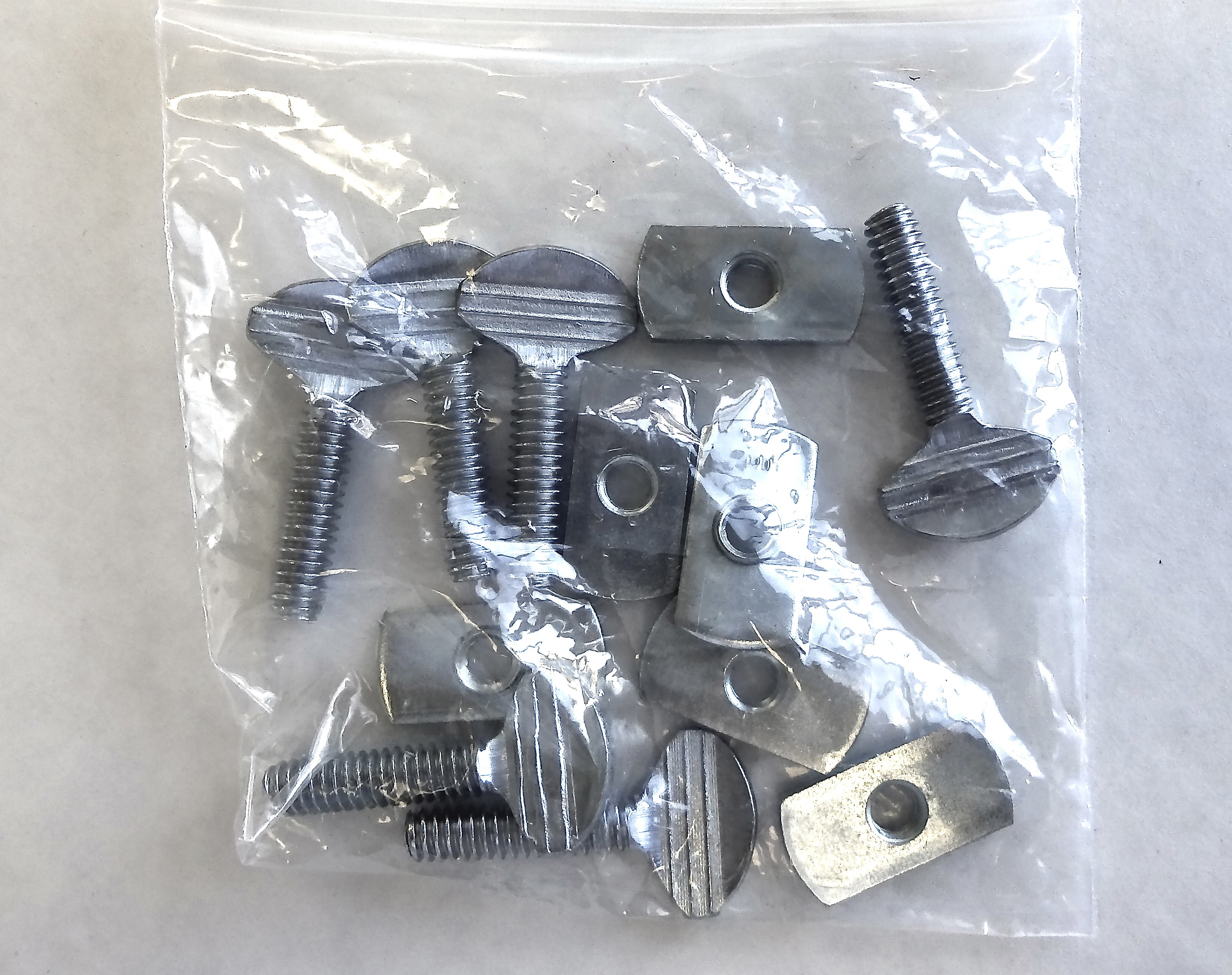 Light Rail screw with thumb nut, pack of 6 Light Rail screw with thumb nut, pack of 6