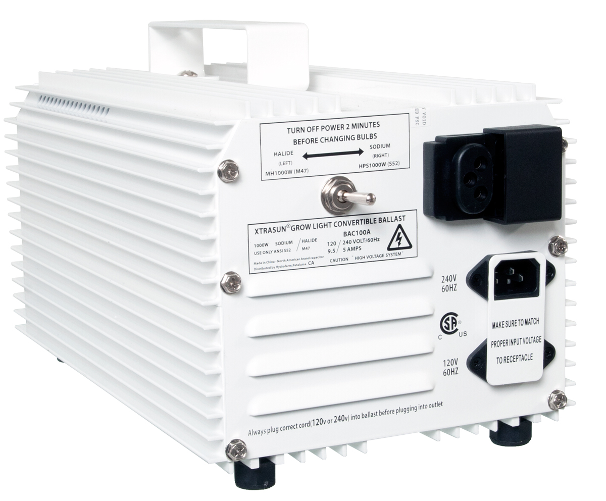 Xtrasun 1000W 120/240V HPS/MH Conv Ballast Xtrasun 1000W 120/240V HPS/MH Conv Ballast
