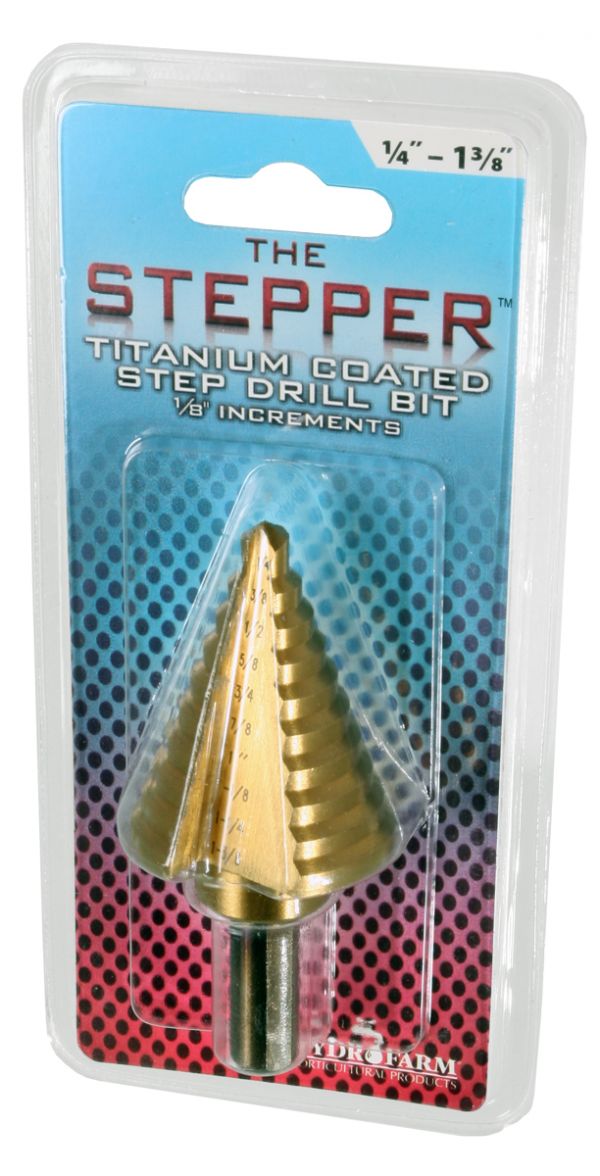 Titanium Step Drill Bit 1/4" to 1 3/8"