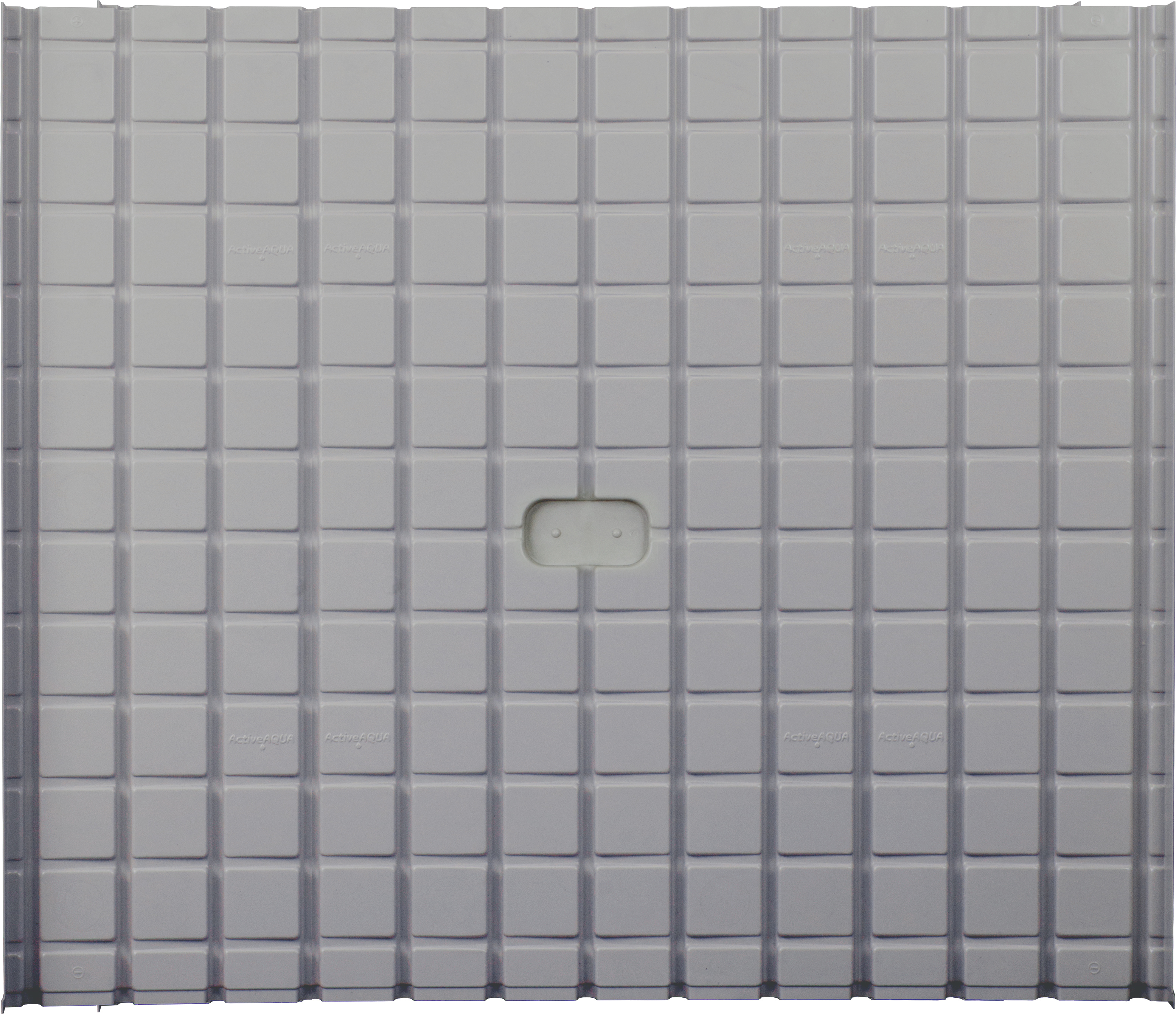 AA Infinity Tray Center, Gray, 6.5’x5′ w/Drain AA Infinity Tray Center, Gray, 6.5'x5' w/Drain