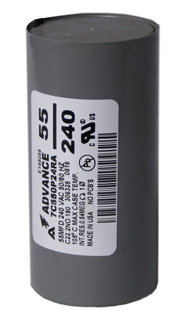 Capacitor HPS 400W/Dry 55 MFD/240 VAC MIN Capacitor HPS 400W/Dry 55 MFD/240 VAC MIN