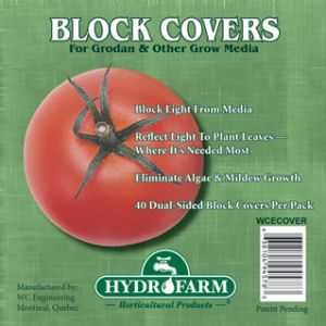 6" Rockwool Block Cover, pack of 40