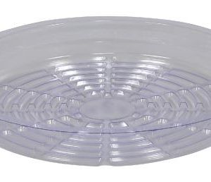 Gro Pro Premium Clear Plastic Saucer 10 in (50/Cs)