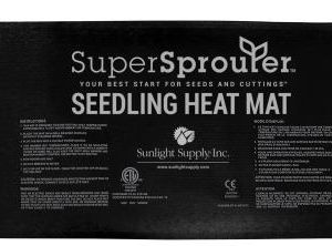 Super Sprouter 4 Tray Seedling Heat Mat 21 in x 48 in (6/Cs)
