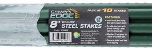 Grower's Edge Deluxe Steel Stake 3/4 in Diameter 8 ft (10/Bag)