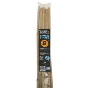 Grower's Edge Natural Bamboo 6 ft - 6/Bag (40 Bags/Bundle)