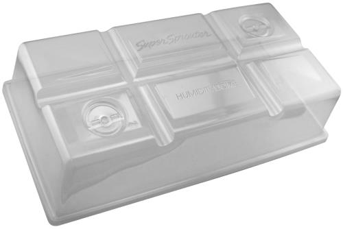 Super Sprouter Ultra Clear Vented Humidity Dome 4 in w/ Light Tracks (25/Cs) Super Sprouter Ultra Clear Vented Humidity Dome 4 in w/ Light Tracks (25/Cs)